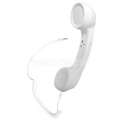 Retro Style Handset for iPhone, iPad, Android Phones -WHITE