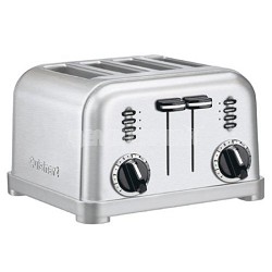 CPT-180 4-Slice Metal Classic Toaster - Brushed Stainless