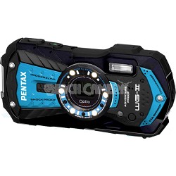 Optio  WG-2 Azure Blue Waterproof Shockproof Coldproof 16 MP Digital Camera