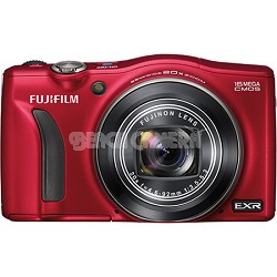 FinePix F750EXR 16MP EXR CMOS Digital Camera (Red)