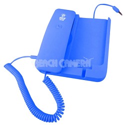 PIRTR60BL Handheld Phone and Desktop Dock for iPhone - Blue