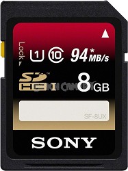 8 GB Secure Digital High Capacity 94MB/s (SDHC) Memory Card - Class 10