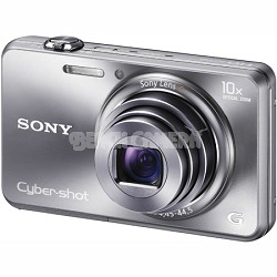 Cyber-shot DSC-WX150 18.2 MP 10x Optical HD Video 3D Sweep Camera (Silver)