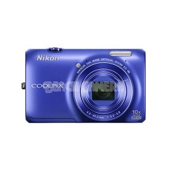 COOLPIX S6300 16MP 10x Opt Zoom 2.7 LCD Digital Camera - Blue