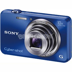 Cyber-shot DSC-WX150 18.2 MP 10x Optical HD Video 3D Sweep Camera (Blue)