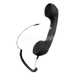 PITL6BK Retro Style Handset for iPhone, iPad, Android Phones- BLACK