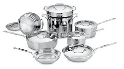 Chef's Classic Stainless Cookware 14-Piece Cookware Set