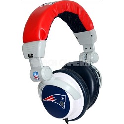 NFL Football Licensed New England Patriots DJ Style Headphones