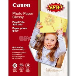 Canon Glossy Photo Paper 8.5x11 in 50 Sheets - 0775B023