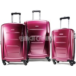 Winfield 2 3 Piece Roller Luggage Set (Solar Rose)