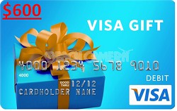 $600 Gift Card (Allow 6-8 weeks for delivery)