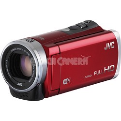 GZ-EX310RUS - HD Everio Camcorder 40x Zoom f1.8 (Red)