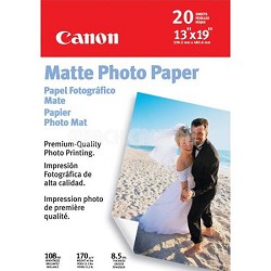 Photo Paper Matte, 13 x 19 Inches, 20 Sheets (7981A011)