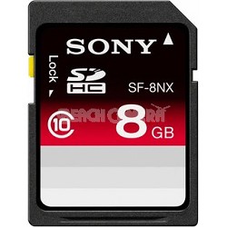 8 GB Secure Digital High Capacity (SDHC) Memory Card - Class 10