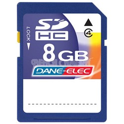 8 GB Secure Digital High Capacity (SDHC) Memory Card