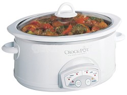 5.5-qt. Smart-Pot Crock-Pot Slow Cooker (White)