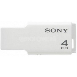 4GB Micro Vault M-Series USB 2.0 Memory Stick (White) - USM4GM/W