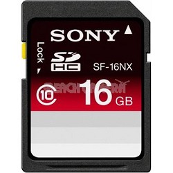 16 GB Secure Digital High Capacity (SDHC) Memory Card - Class 10