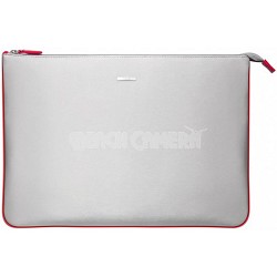 VGP-CPC1/R 15.5" Notebook Carrying Pouch - Silver, Red Interior
