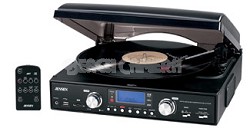 JTA-460 3-Speed Stereo Turntable with MP3 Encoding System and AM/FM Stereo Radio