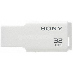 32 GB Micro Vault M-Series USB 2.0 Memory Stick (White) - USM32GM/W