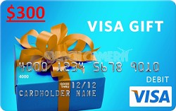 $300 Gift Card (Allow 6-8 weeks for delivery)