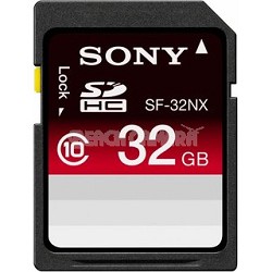 32 GB Secure Digital High Capacity (SDHC) Memory Card - Class 10