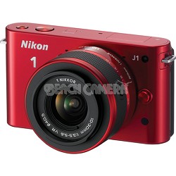 1 J1 SLR Red Digital Camera w/ 10-30mm VR Lens