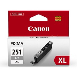 CLI-251 Gray XL Ink Tank for PIXMA iP7220, MG5420, MG6320 Printers