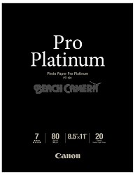 Photo Paper Pro Platinum 8.5" X 11" - 20 Sheets