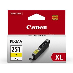 CLI-251 Yellow XL Ink Tank for PIXMA iP7220, MG5420, MG6320 Printers
