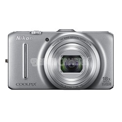 COOLPIX S9300 16MP 18x Opt Zoom 3.0 LCD Digital Camera - Silver