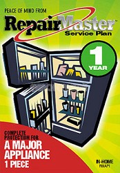 Repair Master One Year Extention Warranty for Appliances