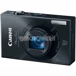 PowerShot ELPH 520 HS Black 10.1 MP CMOS Digital Camera 12x Optical Zoom