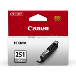 CLI-251 Gray Ink Tank for PIXMA iP7220, MG5420, MG6320 Printers