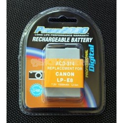 Replacement Battery Pack LP-E8 For EOS Rebel T2i & T3i & T4i