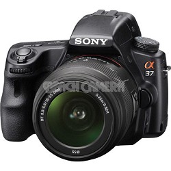 Alpha SLT-A37K 16.1 MP 16,000 ISO Digital SLR Kit w/ 18-55mm Lens
