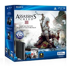 PlayStation 3  Assassin's Creed III Bundle PS3 500 GB