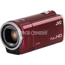 GZ-E100RUS - HD Everio Camcorder 40x Zoom f1.8 (Red)