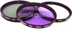 62mm UV, Polarizer & FLD Deluxe Filter kit (set of 3 + carrying case)