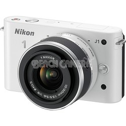 1 J1 SLR White Digital Camera w/ 10-30mm VR Lens