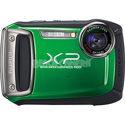Finepix XP100 14MP Water/Shock/Freeze/Dust-Proof Digital Camera (Green)