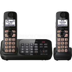 KX-TG4742B Dect 6.0 2-Handset Landline Telephone