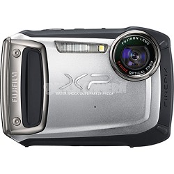Finepix XP100 14MP Water/Shock/Freeze/Dust-Proof Digital Camera (Silver)