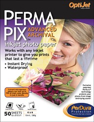 PermaPix 4x6 Advanced Archival Photo Paper 50-Pack