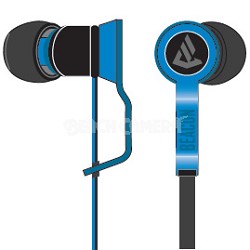 Perseus In-Ear Buds with In-Line MIC / Remote Combo - Black / Blue