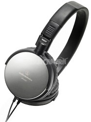 ATH-ES7 Portable Stainless Steel Headphones (Black)
