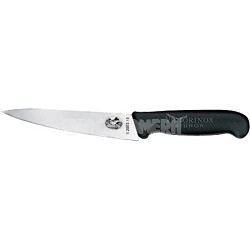 Victorinox Cutlery 6-Inch Chef's Knife, Black Fibrox Handle