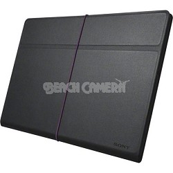 SGPCV3/B Black Stylish Leather Cover for Xperia Tablet S