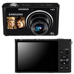 DV300F 16 MP 5X Wi-Fi Dual View  Digital Camera - Black